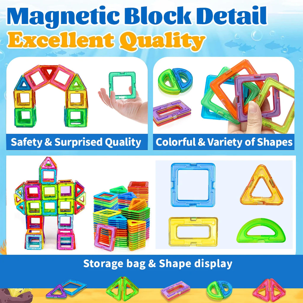 Magnetic Building Blocks – STEM Construction & Learning Toy