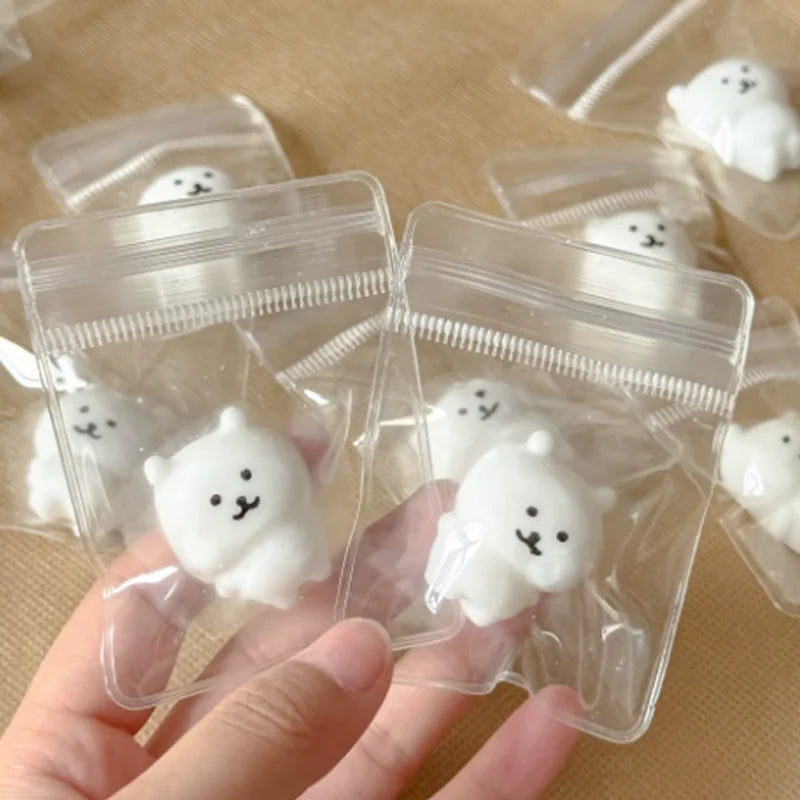 White Bear Squeeze Toy – Soft Stress Relief Fidget