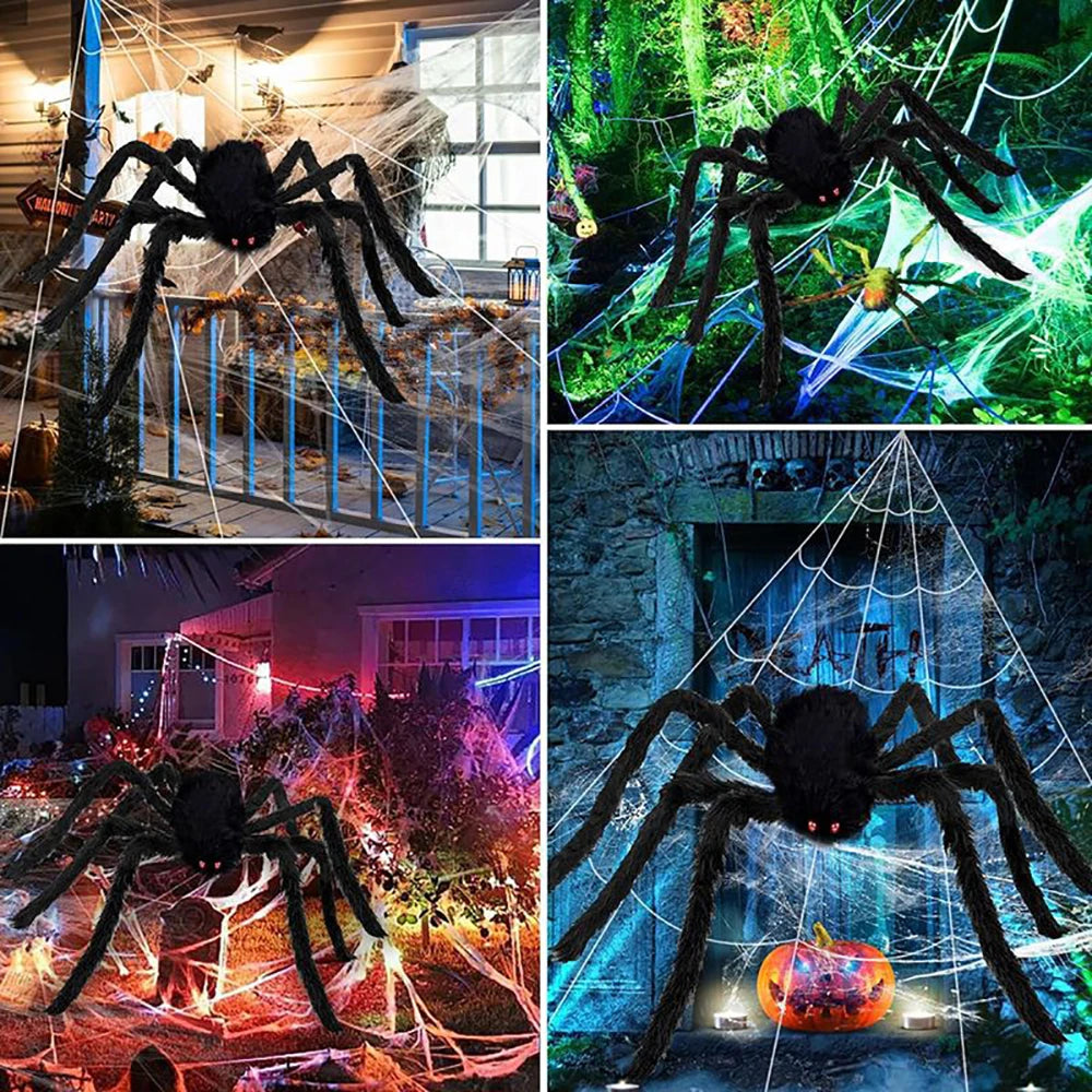 Halloween Spider Web – 5m Large Web Decoration for Haunted Houses