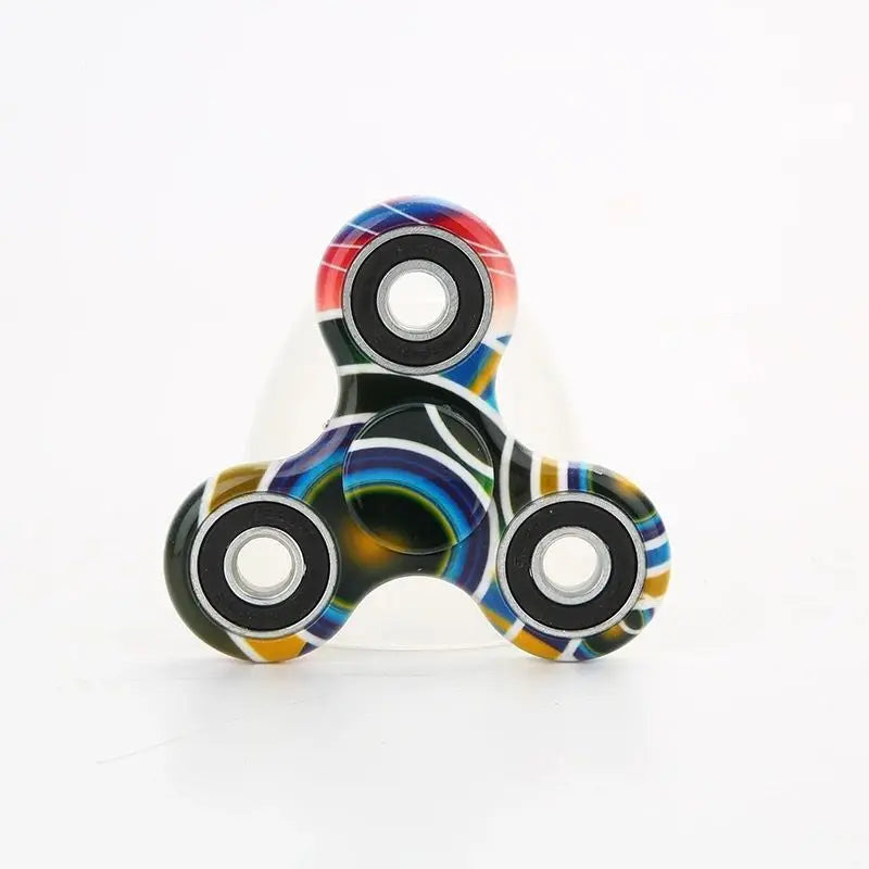Colorful Fidget Spinner Rainbow Hand Spinner Finger Toy