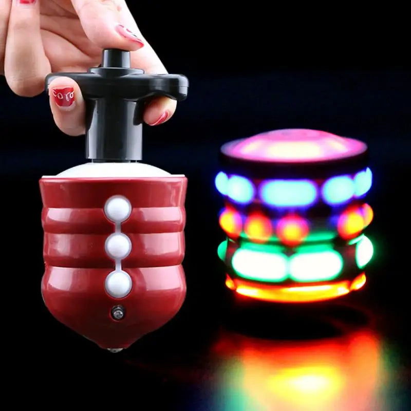 LED Spinning Top Colorful Light Up Gyroscope Toy for Kids