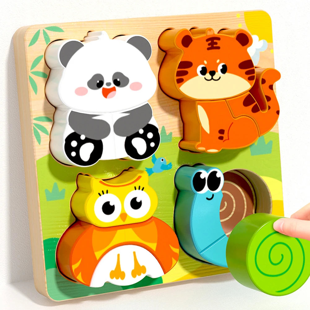 Wooden Alphabet Number Puzzle