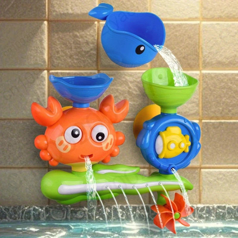 Interactive Suction Cup Bath Toy Set for Toddlers