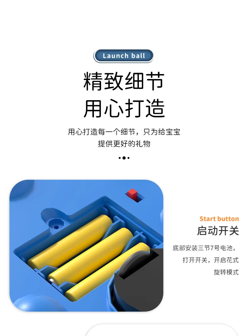 Ball Launcher Toy, Interactive Catching & Coordination Game
