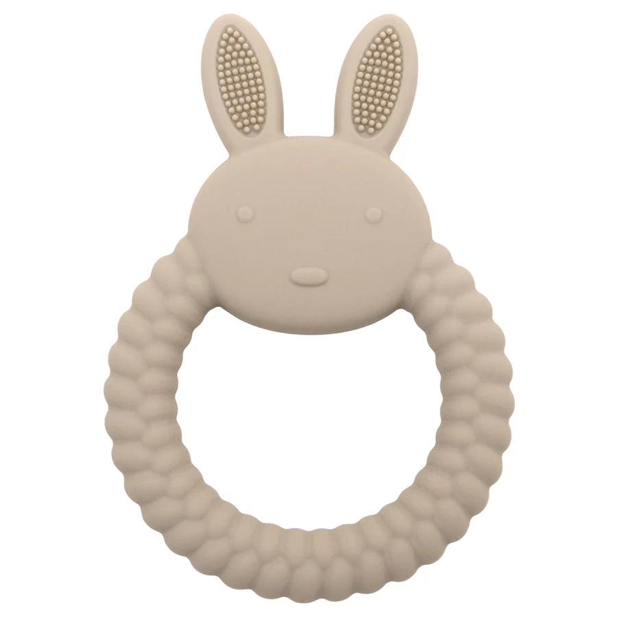 Baby Silicone Teether – BPA-Free Rabbit-Shaped Chew Toy