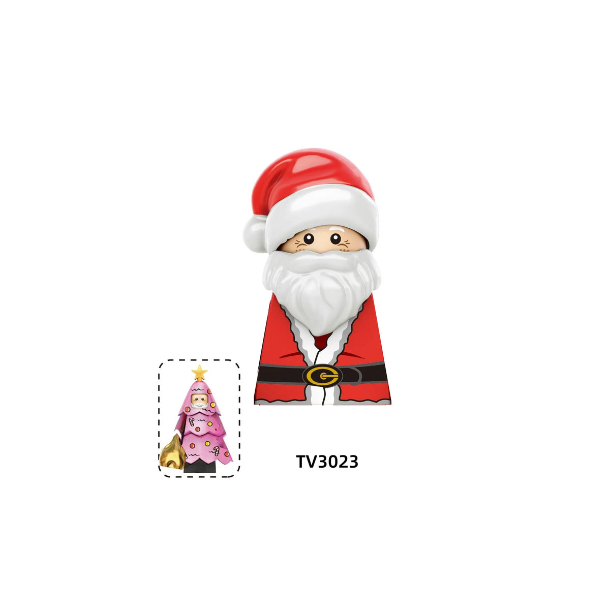 Christmas Building Blocks Santa Mini Figures DIY Building Set