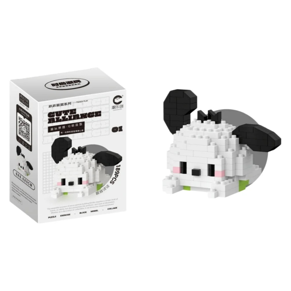 Cartoon Building Blocks – Mini ABS Assembly Brick Set