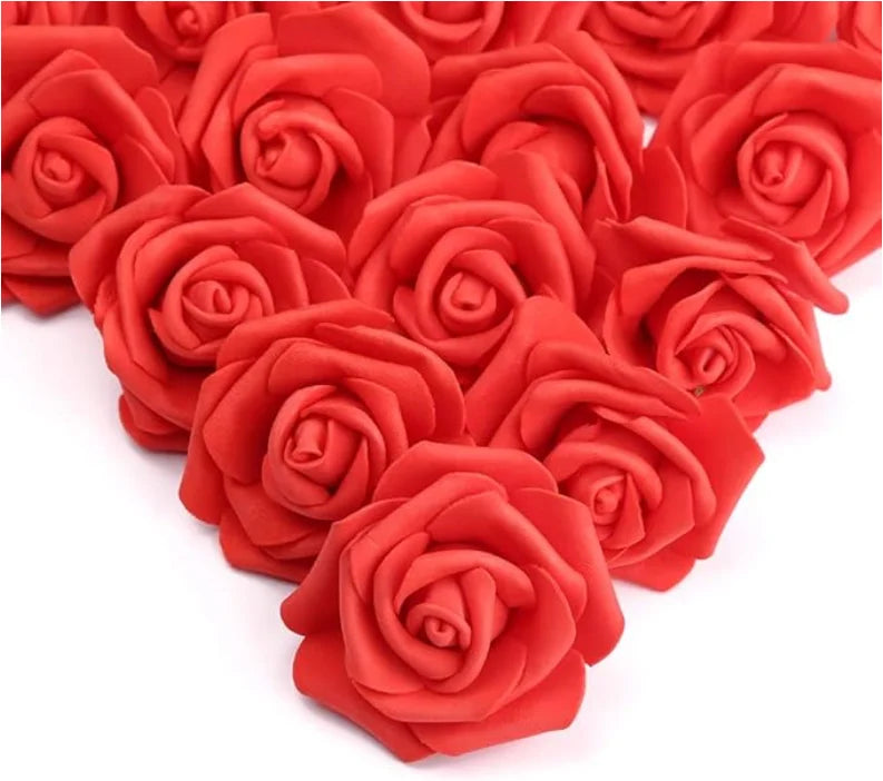 Artificial Rose Flowers – Foam Fake Roses for Home & Wedding Decor