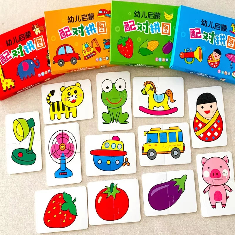 Montessori Toddler Puzzle – Wooden Animal Jigsaw Game