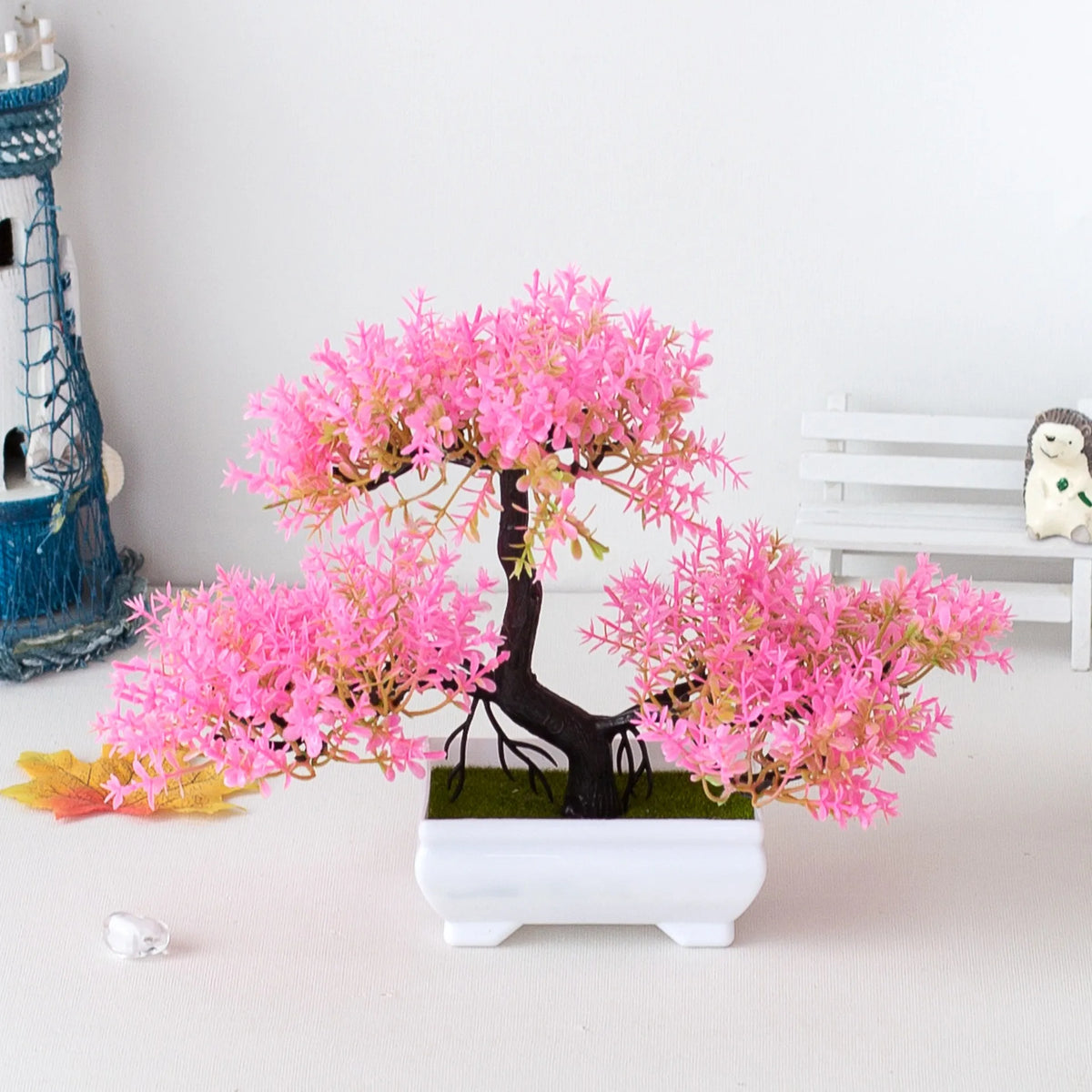 Artificial Bonsai Tree – Faux Indoor Plant Home Decoration