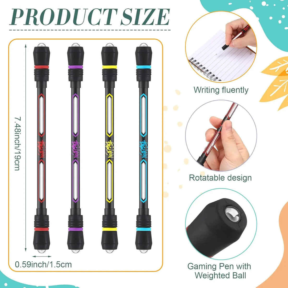 Spinning Pen – Finger Trick Pen for Students & Adults
