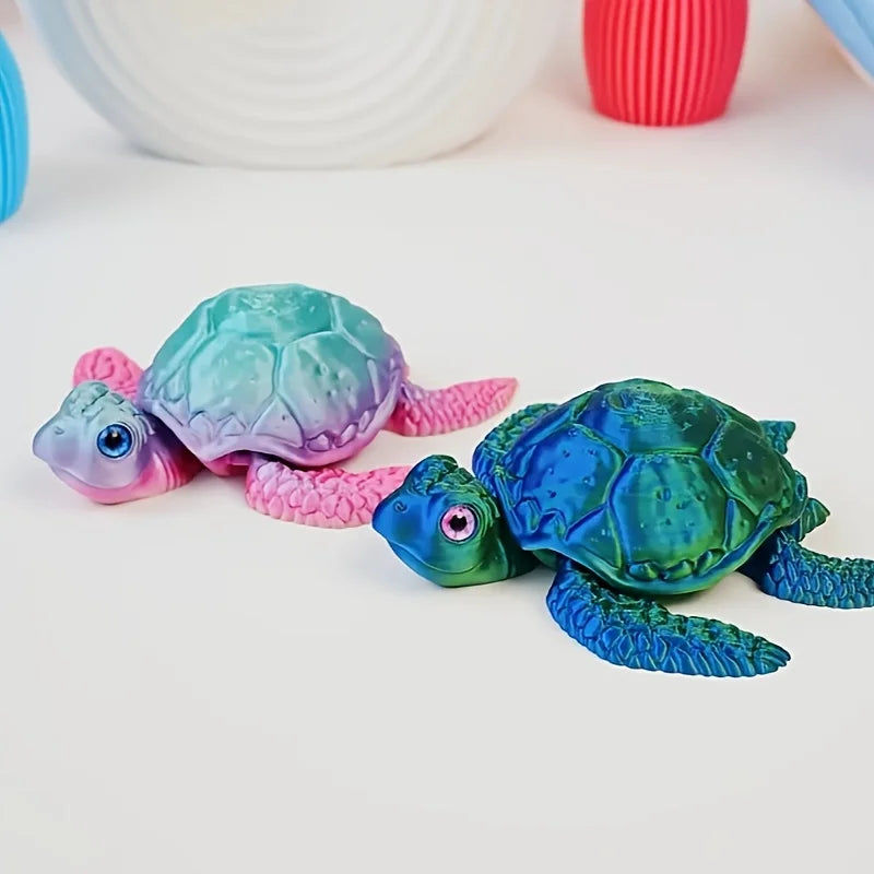 3D Printed Turtle Ornament – Turtle Figurine Home Decor