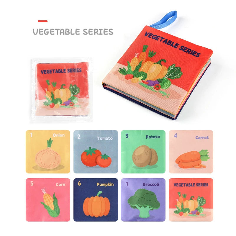 Baby Sensory Book – Soft Montessori Cloth Learning Toy
