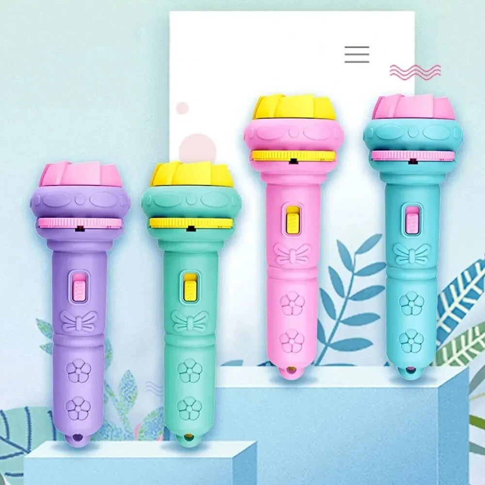 Kids Projection Flashlight – 80 Pattern Story Projector Toy