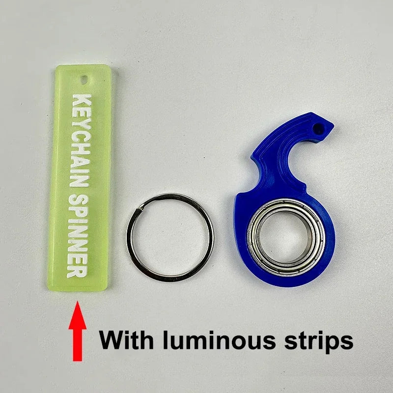 Fidget Keychain Spinner – Fingertip Spinning Toy for Kids & Adults