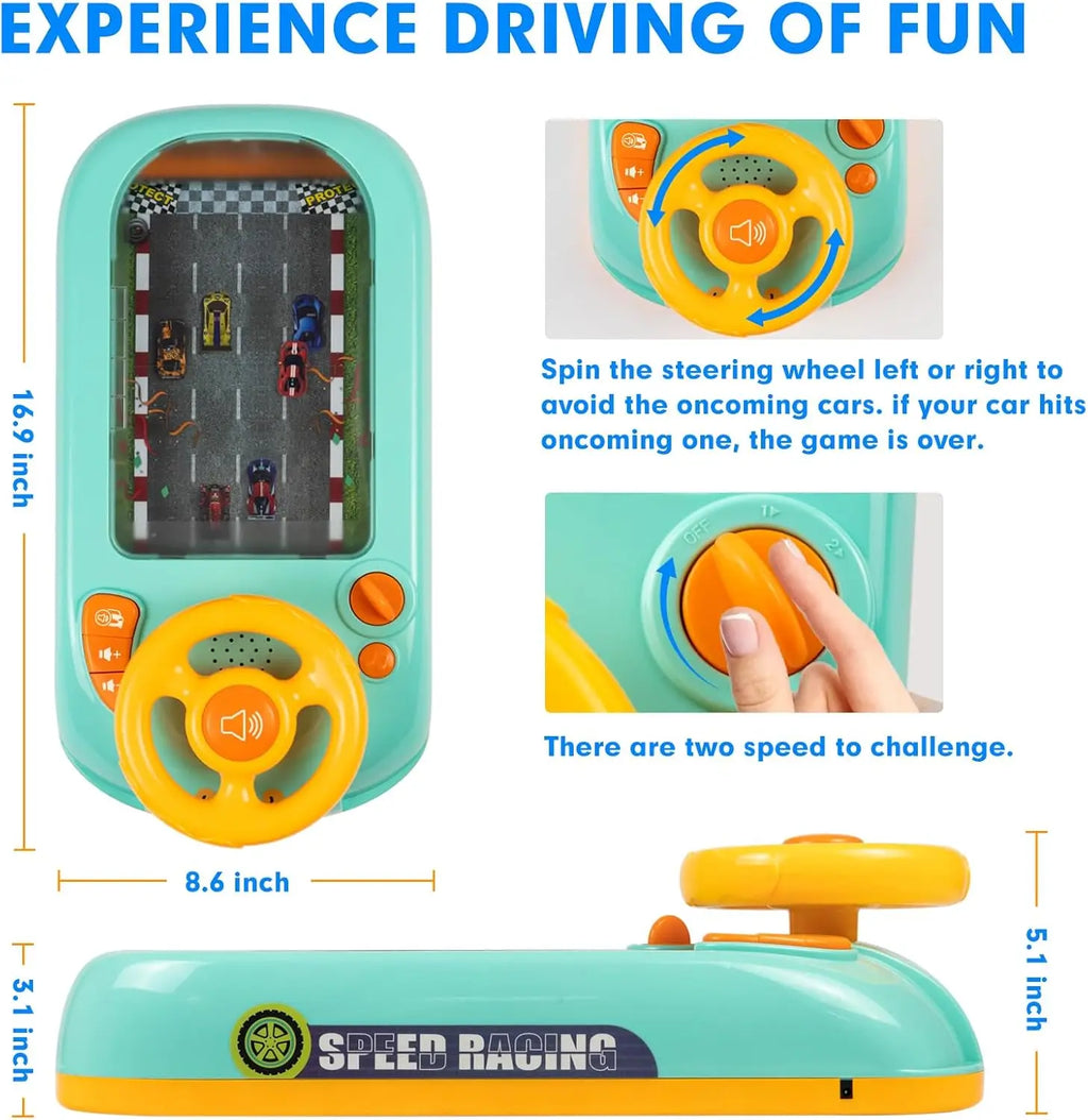 Kids Steering Wheel Toy – Interactive Pretend Driving Game