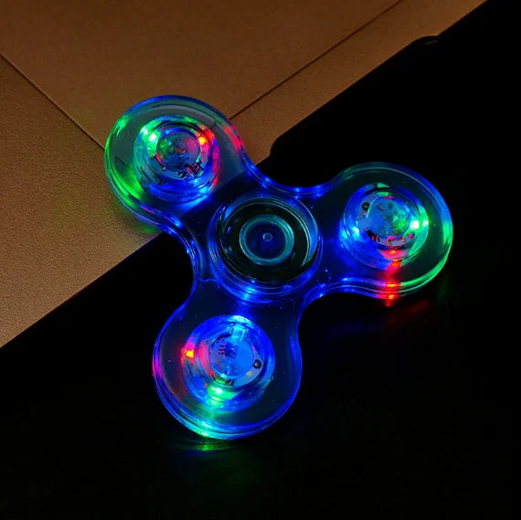 LED Fidget Spinner – Mini Glow in the Dark Hand Spinner
