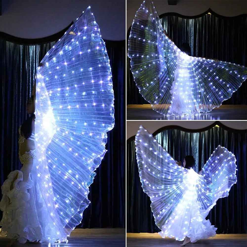 LED Butterfly Wings Glowing