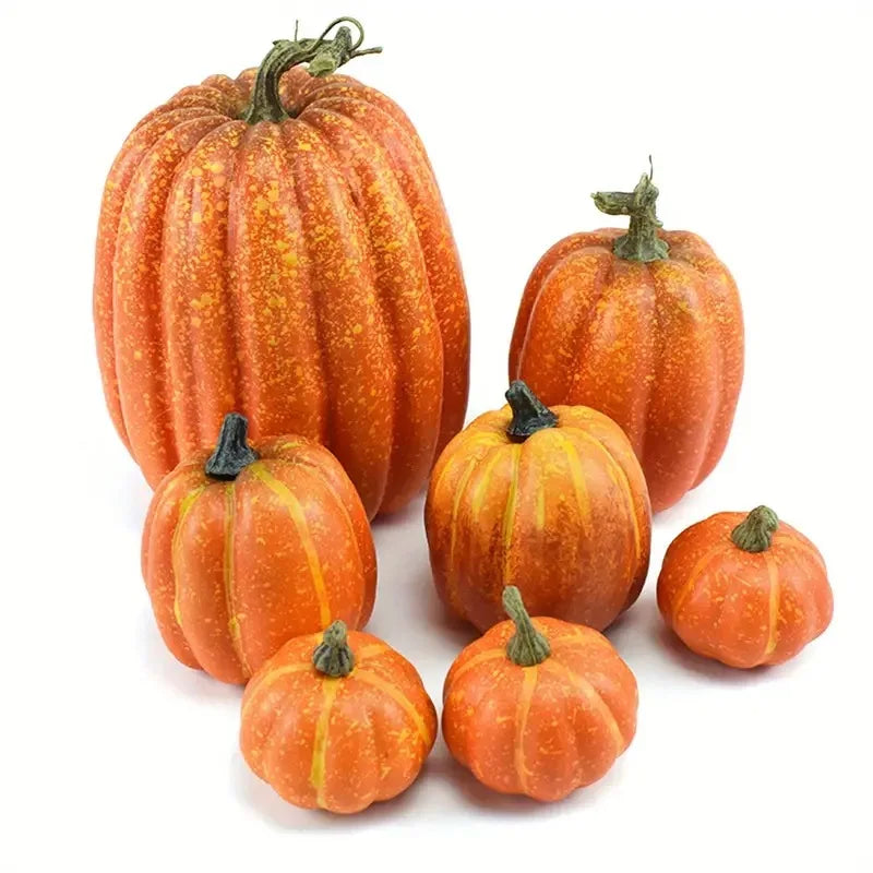 Halloween Pumpkin Decorations, Artificial Pumpkins for Fall Table Decor