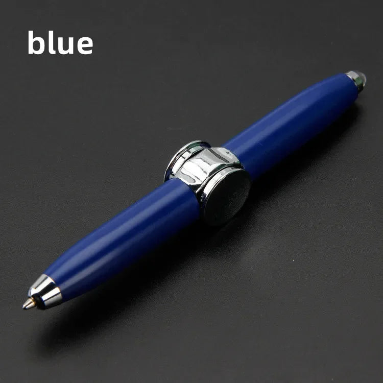 Fidget Spinner Pen – LED Gyro Ballpoint Light Up Toy