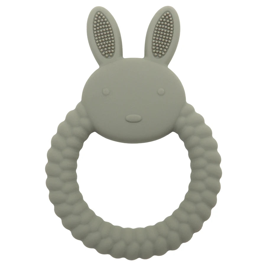 Baby Silicone Teether – BPA-Free Rabbit-Shaped Chew Toy
