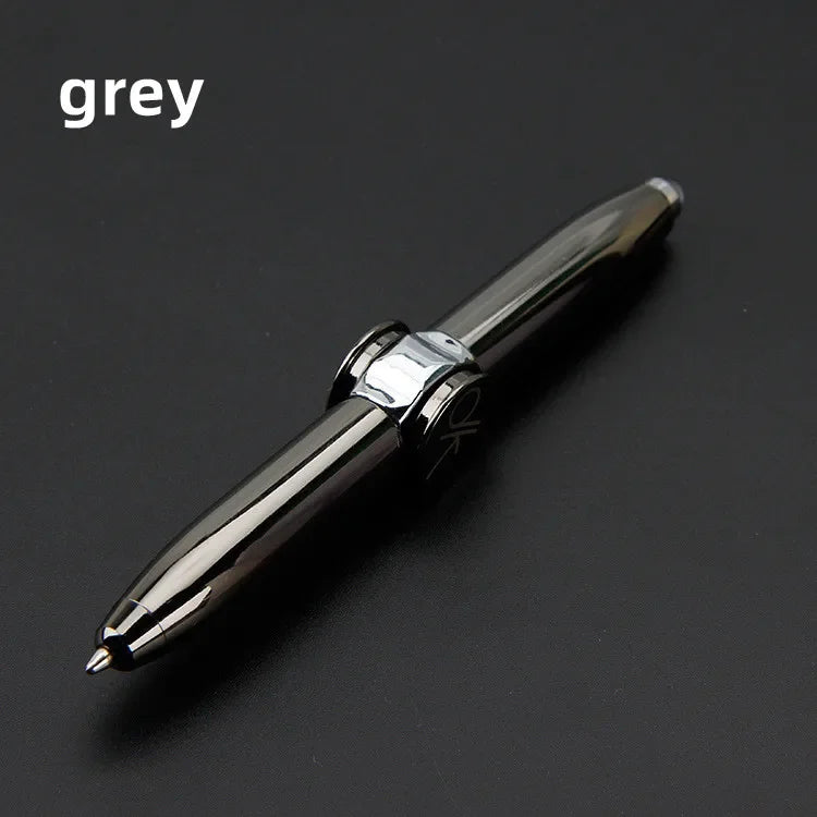 Fidget Spinner Pen – LED Gyro Ballpoint Light Up Toy