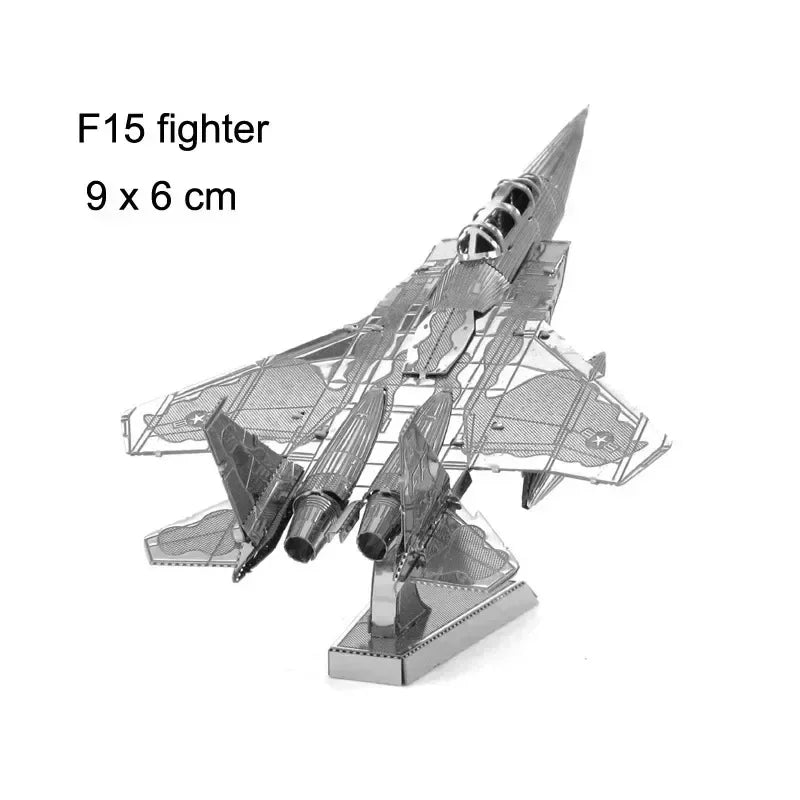 3D Metal Puzzle – DIY Aircraft & Helicopter Model Kit
