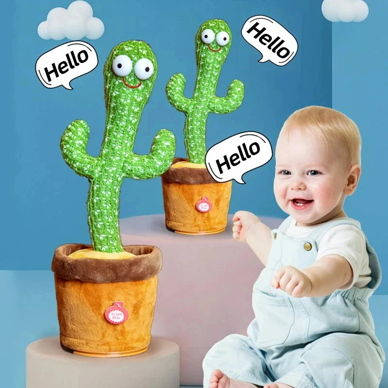 Dancing Cactus Toy – Talking Singing Plush Interactive Toy