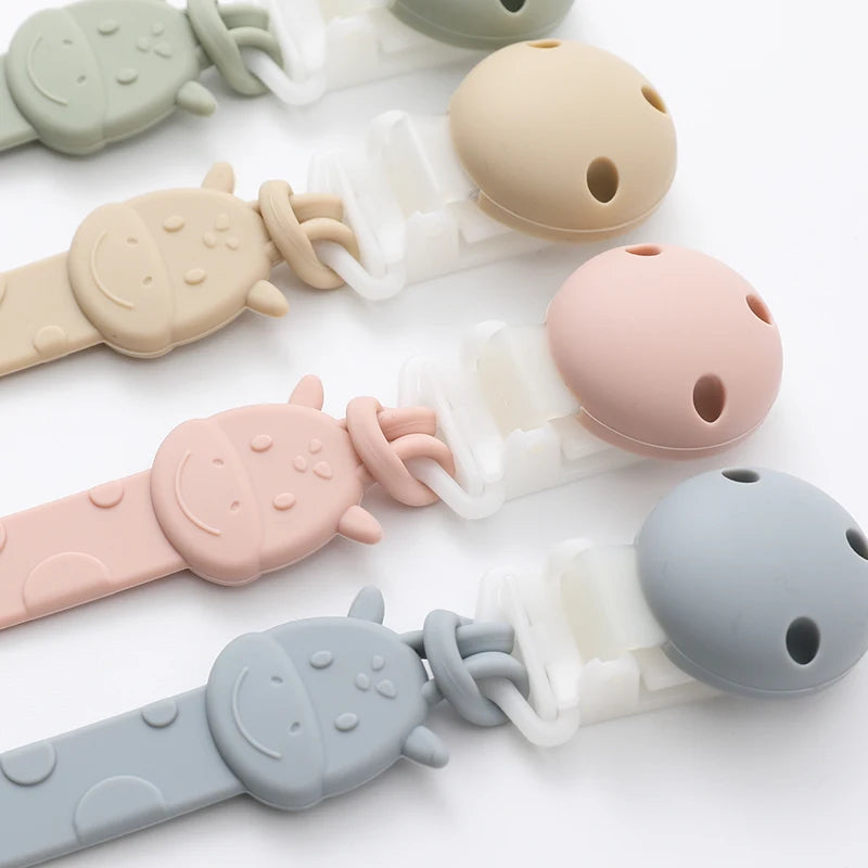 Silicone Pacifier Clip – BPA-Free Baby Pacifier Holder