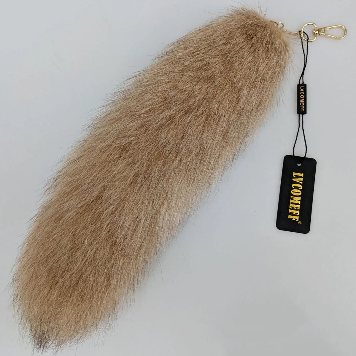 Fox Tail Keychain for Women Furry Y2K Car Accessory