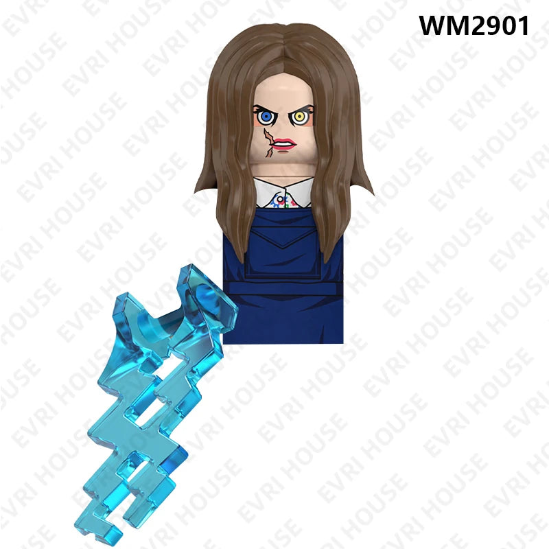 Horror Building Blocks Mini Action Figures Accessory Set