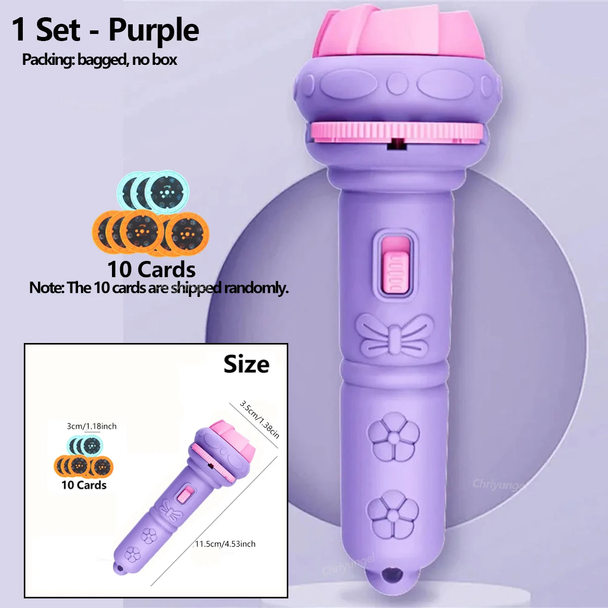 Kids Projector Flashlight – 80 Images Bedtime Story Toy