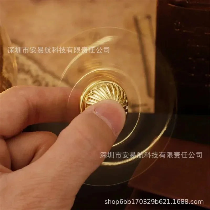 Metal Golden Snitch Fidget Spinner – Fingertip Stress Relief Toy