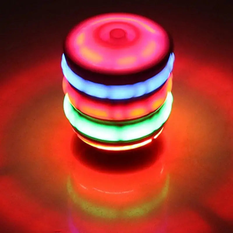 LED Spinning Top Colorful Light Up Gyroscope Toy for Kids