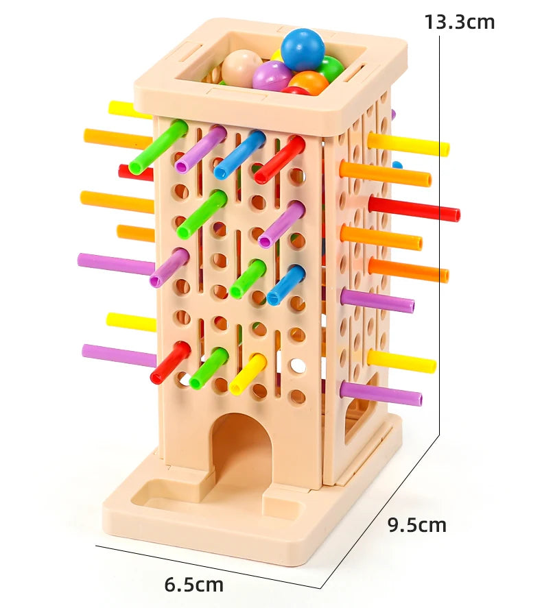 Wooden Strategy Game – Two Player Spatial Thinking Puzzle Toy