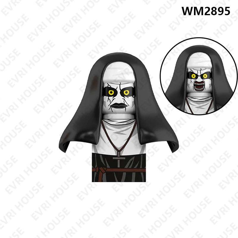 Horror Building Blocks Mini Action Figures Accessory Set