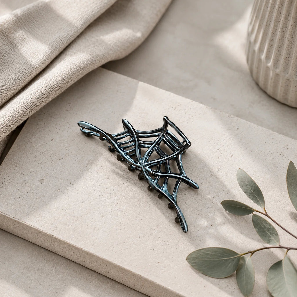 Spider Web Hair Clip