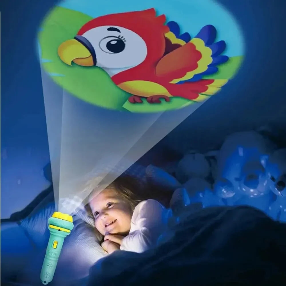 Kids Projection Flashlight – 80 Pattern Story Projector Toy