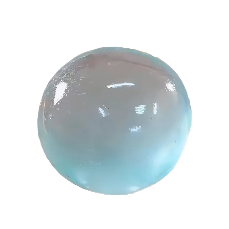 Blue Squishy Ball – Soft Mochi Squeeze Fidget Toy