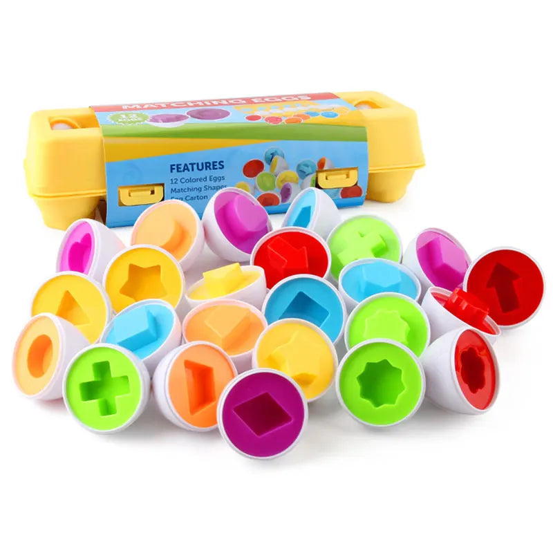 Montessori Games Baby Toy Smart Egg Shape Match Puzzle For Kids  Baby Development Toy Educational Toy For Children 1 2 3 4 Year