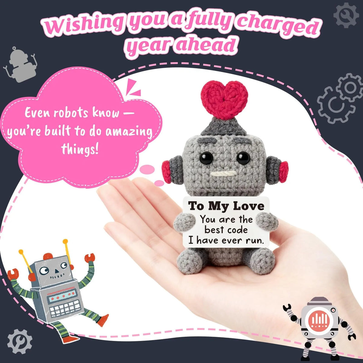 Crochet Pocket Hug – Handmade Knitted Plush Doll