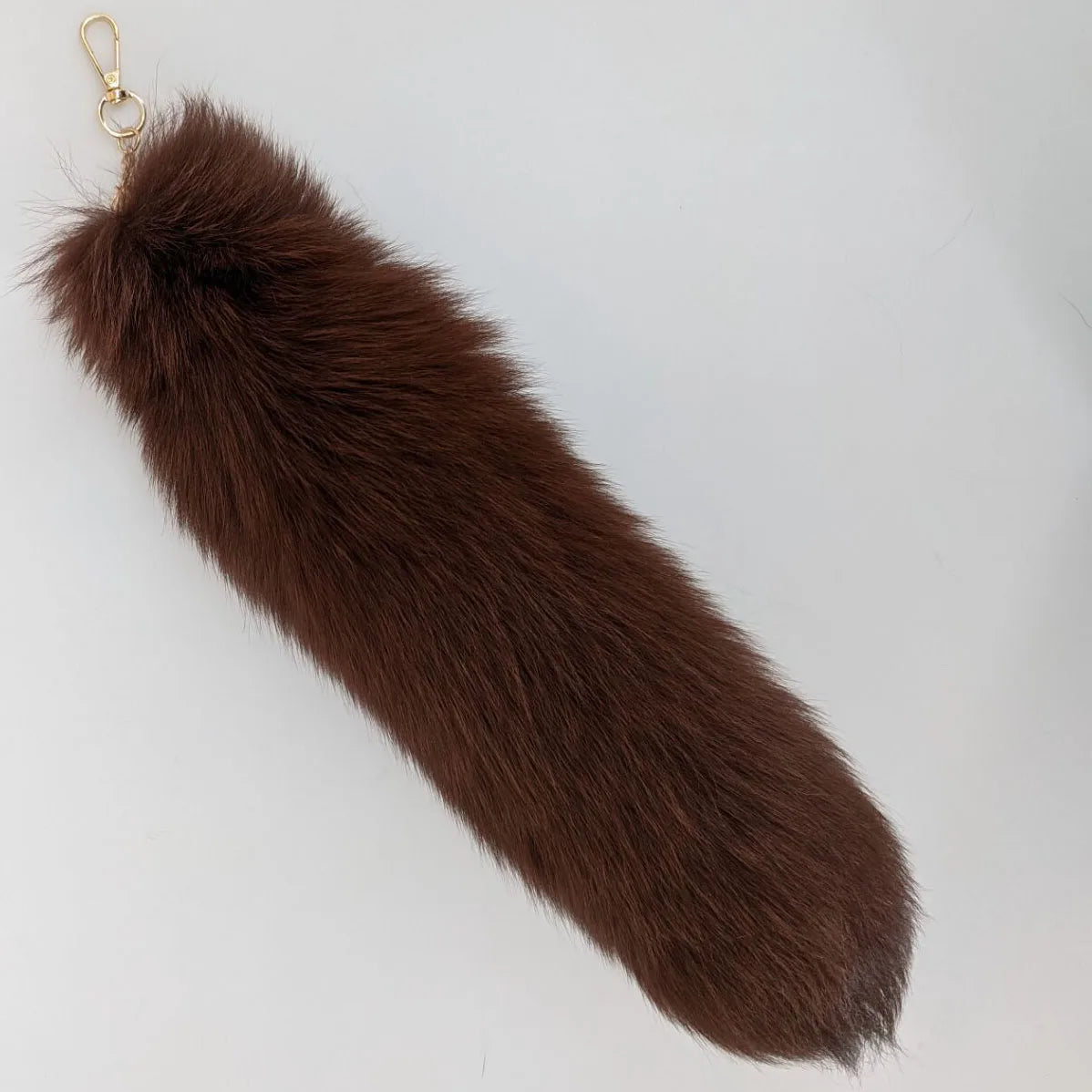 Fox Tail Keychain for Women Furry Y2K Car Accessory
