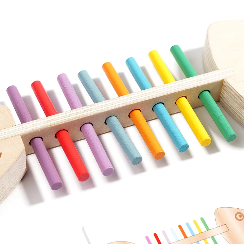 Color Matching Balance Toy – Montessori Wooden Learning Game for Kids