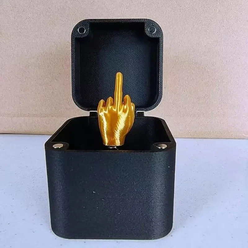Middle Finger Desk Decor – Funny Gag Gift & Novelty Figurine