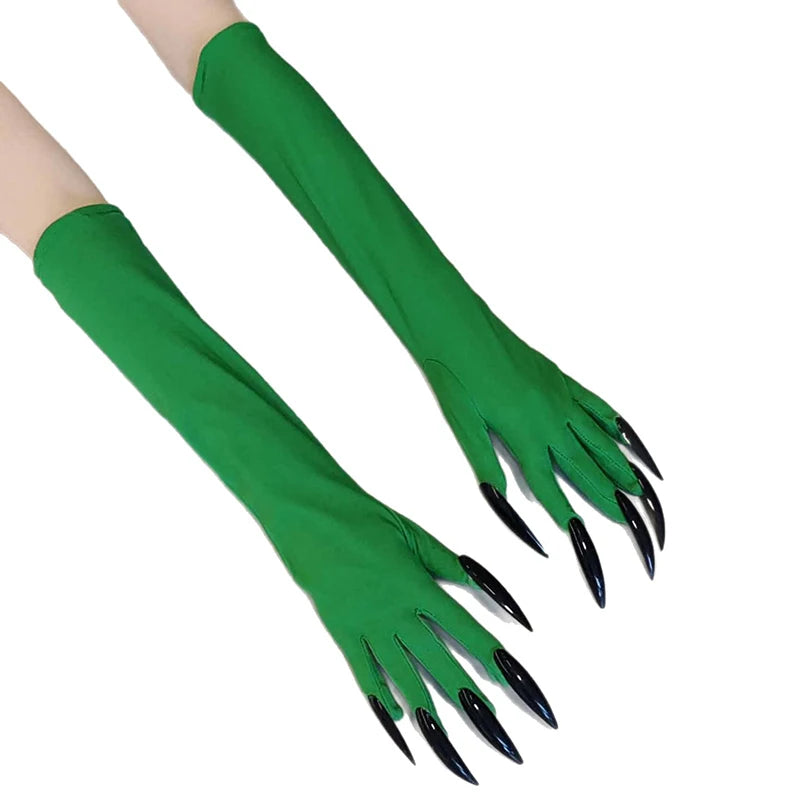 Halloween Claw Gloves – Long Nail Black Costume Mittens