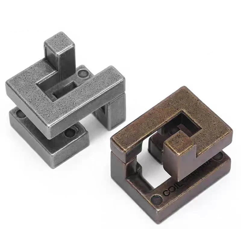 Metal Brain Teaser – 3D Interlocking IQ Logic Puzzle