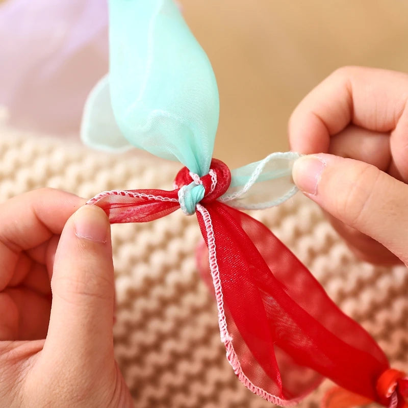 Montessori Tissue Box Toy – Baby Sensory Cloth Busy Cube