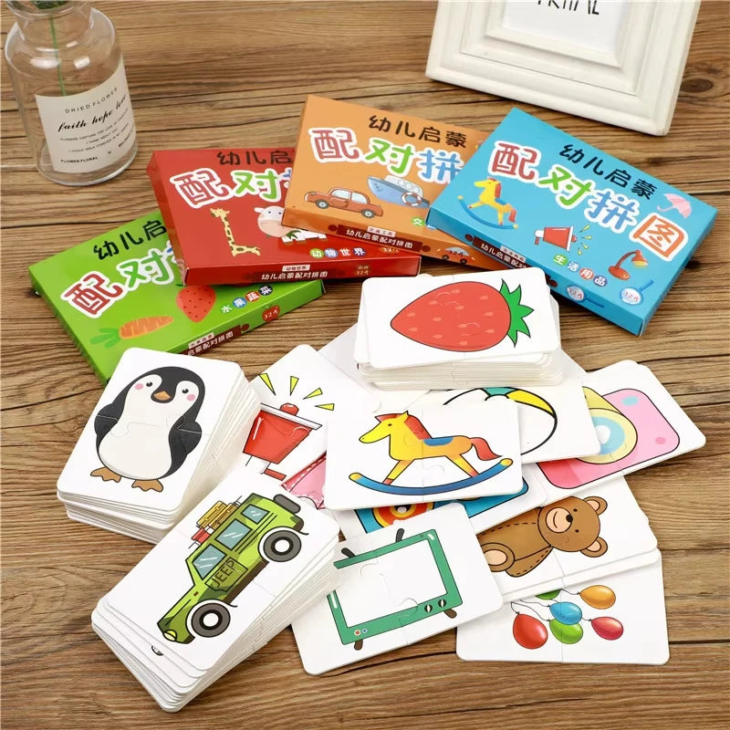 Montessori Toddler Puzzle – Wooden Animal Jigsaw Game