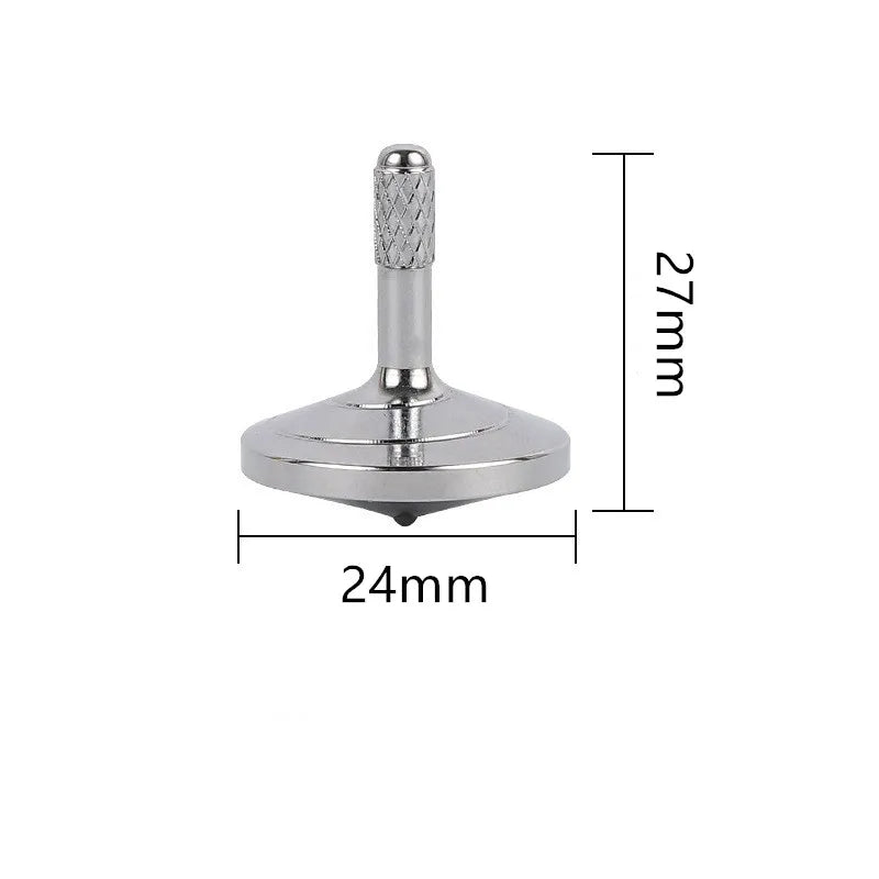 Metal Spinning Top – Brass Gyroscope Fidget Toy for Kids & Adults