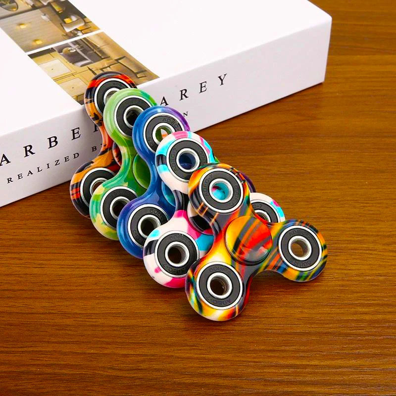 Colorful Fidget Spinner Rainbow Hand Spinner Finger Toy